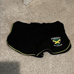 Black Jamaica No Problem Women's Shorts